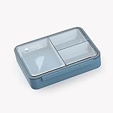 Nuvita 4421| Lunchbox-Behälter | Lunchbox mit einem Fassungsvermögen von 950 ml | Behälter für Babynahrung | Behälter für Essen | Behälter für Lebensmittel | Powder Blue