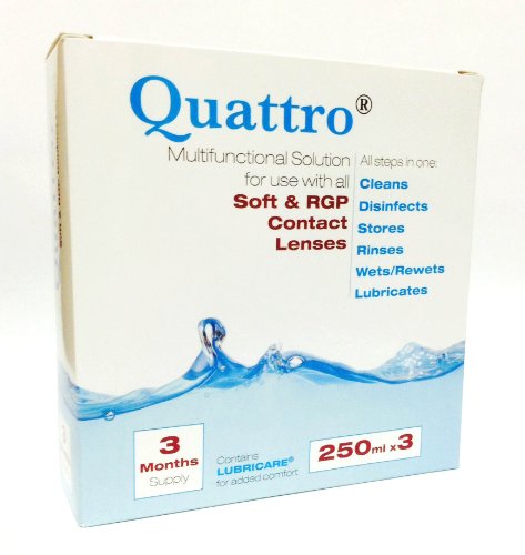 Quattro Multifunctional Contact Lens Solution 3 Month Pack