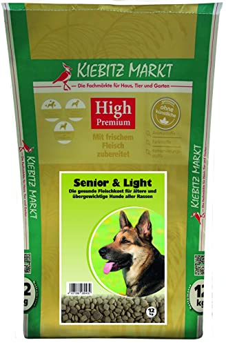 Kiebitzmarkt High Premium Hundefutter Trockenfutter Senior & Light (12 kg)