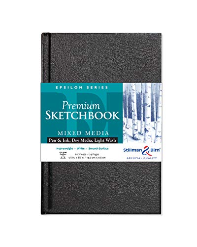 Stillman & Birn Epsilon Series Sketchbooks 5 1/2 in. x 8 1/2 in. hardbound 62 sheets