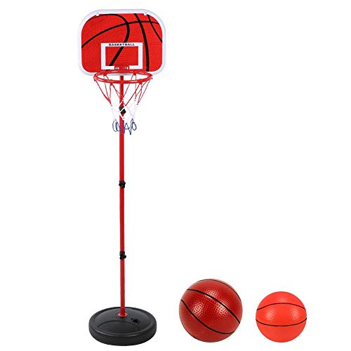 T best Kinder Basketballkorb, 150 cm Höhenverstellbar Basketball Ständer Kinder Spiel Trainingsgeräte Set für Indoor Outdoor