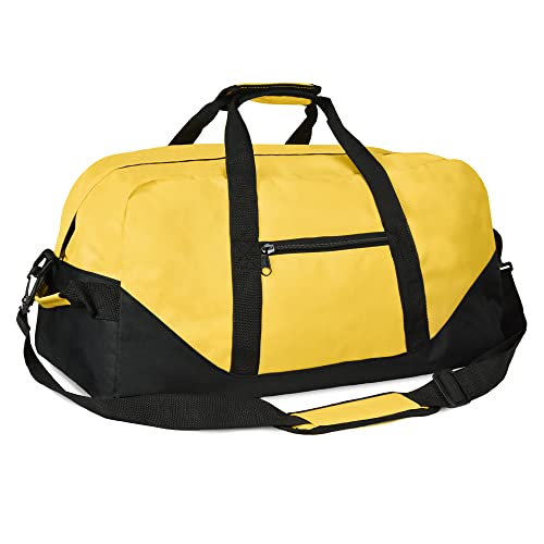 Große Reisetasche mit verstellbarem Riemen, 53,3 cm, goldfarben