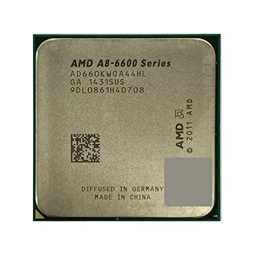 MovoLs Quad-Core-CPU-Prozessor, kompatibel mit der A8-Serie, A8 6600K, A8 6600, 3,9 GHz, AD660KWOA44HL, Sockel FM2 Verbessern Sie die Laufgeschwindigkeit des Compute