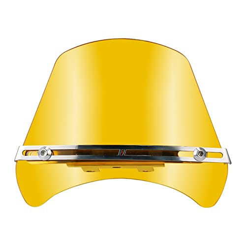 lamphle Fahrzeug Windschutz Scheibe hohe Klarheit Direkt Ersatz Leichte Acryl Motorrad Cruiser Windschutz Scheibe für U1D/UQI + Elektro Fahrrad Gelb