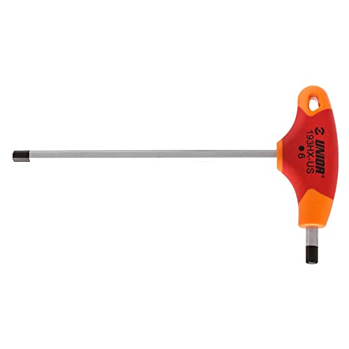 Unior Tool's Sechskant-Schraubendreher mit T-Griff, rot, 4,5