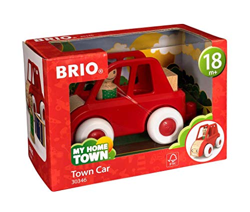 BRIO 30346 My Home Town Rotes Stadtauto Spielzeugfahrzeug