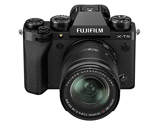 FUJIFILM X-T5 schwarz + FUJINON XF18-55mmF2.8-4 R LM OIS Objektiv Kit