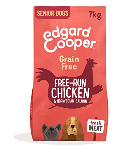 4 HEALTHY PETS Edgard & Cooper Kreuzkeller für Hunde mit Russischem Huhn & Norweger Freschi mit Broccoli, Mytillo & Mytillo Rot 7 kg Grain Free