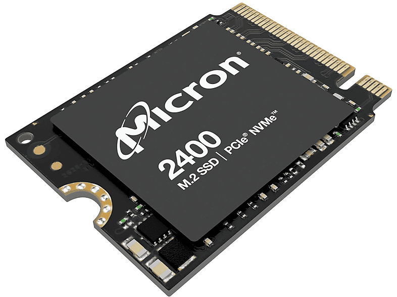 CRUCIAL Micron 2400 NVMe M.2 Non-SED Festplatte, 1000 GB SSD PCI Express, intern