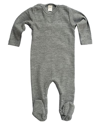 Lilano, Ganzkörperbody/Overall, 70% Wolle (kbT), 30% Seide, 210 gr./m² (Grau, Gr. 74)