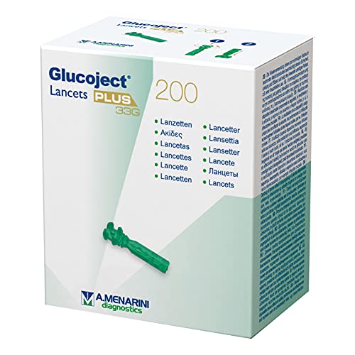 Menarini Lancette Pungidito Glucoject Plus Gauge 33, 200 Pezzi