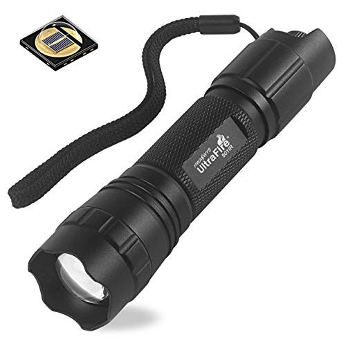 ULTRAFIRE IR Taschenlampe 940 nm Infrarot Illuminator Zoomable Stufenlose Dimmung Taktische Taschenlampe Mini LED Taschenlampe für Nachtsicht Jagd Camping