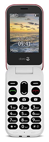 Doro Telefono Movil Senior 6040 2,8 Rojo Blanco T3MPX