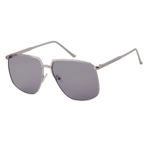 MUTYNE Retro-Sonnenbrille, übergroß, luxuriös, Persönlichkeit, Outdoor, Metallrahmen, Fahrerbrille, Sonnenbrille, C3, Einheitsgröße