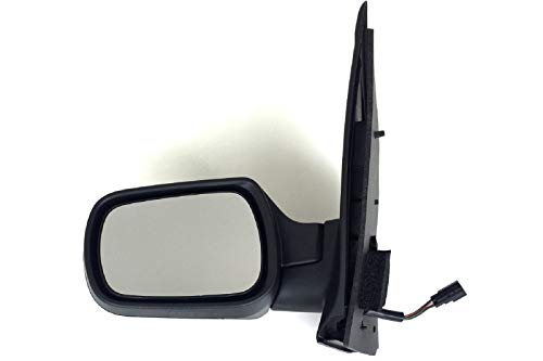 Spiegel Außenspiegel links von Pro!Carpentis kompatibel mit Fiesta V und Fusion bis Facelift 09/2005 schwarz elektrisch verstellbar