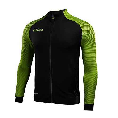 Kelme Trainingsjacke für Herren XL schwarz/Neongelb