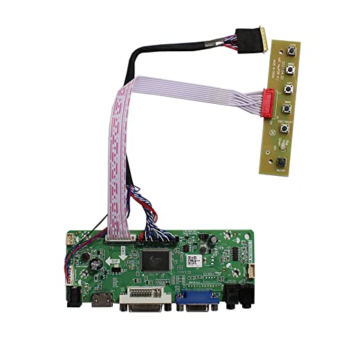 HDMI + VGA + DVI + Audioeingang LCD-Controller-Karte für LP173WD1 N173FGE 15,6"17,3" 1600x900 LED-Hintergrundbeleuchtung 40Pin LCD-Panel