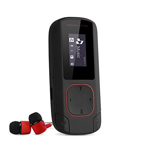 Energy Sistem MP3 Clip Bluetooth (Bluetooth, 8 GB, Clip, FM Radio und microSD) - Coral Rot