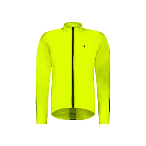 BBB Cycling fahrrad jacke, leicht, wasserabweisend und windabweisend, für Mountainbike, Rennrad und Urban Biking - für Damen, Herren, Kinder - BBW-148, Gelb (Neon Yellow), XXXL