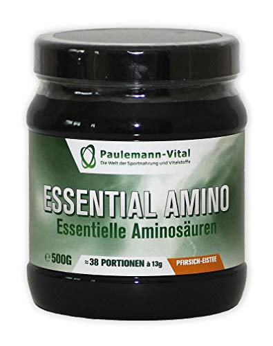Essential Amino Paulemann-Vital - 500g-Dose, Geschmack: Pfirsich-Eistee