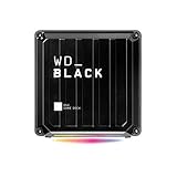 WD_BLACK D50 Game Dock 2 TB (2x Thunderbolt 3 Anschlüsse, DisplayPort 1.4, 2x USB-C, 3x USB-A, Audio Ein/Aus und Gigabit Ethernet anpassbare RGB-Beleuchtung) schwarz