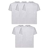 5er Pack T-Shirt Valueweight T - Farbe: Heather Grey - Größe: 3XL