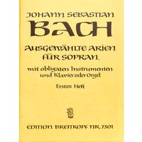 Ausgewählte Arien für Sopran, Instrumente und Klavier Heft 1 (EB 7301)