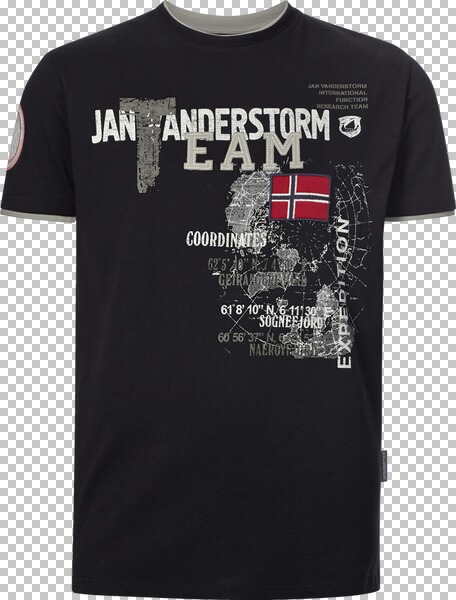 T-Shirt SÖLVE Jan Vanderstorm schwarz