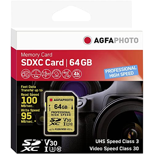 AgfaPhoto 10606 Speicherkarte 64 GB SDXC UHS-I Klasse 10 (10606)