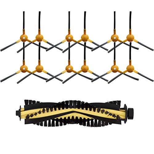GYing Für IKOHS Bürsten-Set (6 links + 6 rechts + 1 Mitte) für Netbot S14 / S15 – Saugroboter