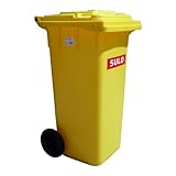 Sulo mülltonne müllgroßbehälter 120l gelb kunststoff abfallbehälter