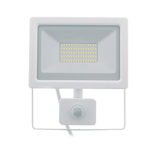 Elexity 499966 LED-Projektor, wasserdicht, Wandmontage, IP44, 4000 Lumen, 50 W, Weiß