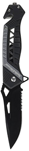 Smith & Wesson Erwachsene Taschenmesser Messer, schwarz, 21.5 cm