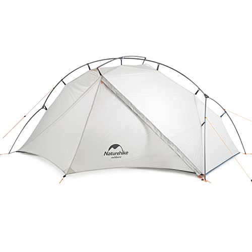 Naturehike VIK Camping Zelte Ultraleicht Zelt 2 Personen 3-Jahreszeiten-Rucksackzelt mit Zeltboden 20D für Camping Wanderungen