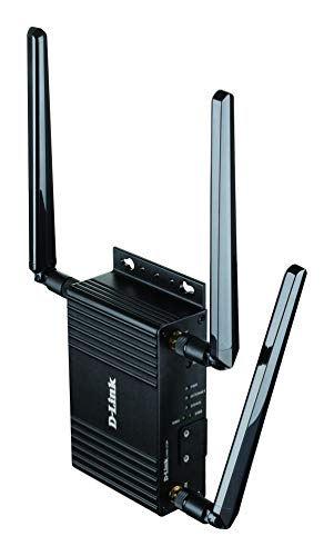 D-Link DWM-312W 4G LTE M2M Wi-Fi Router (Cat4 Dual SIM Mobile Wi-Fi Router, Industriegehäuse, Metallgehäuse, 4G/3G, Fast Ethernet Port, Wireless N, Advanced VPN, DIN/Wandhalterung, SIM entsperrt)