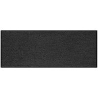Fußmatte waschbar, schwarz, 75 x 190 cm