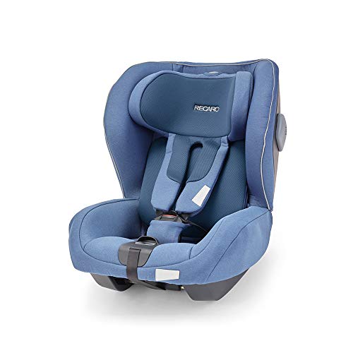 RECARO Kids, i-Size Reboarder Kio, Kindersitz, Kinderautositz (60-105cm), Einfache Installation mit Avan/Kio Base (i-Size), Ausgezeichnete Luftzirkulation, Komfort und Sicherheit, Prime Sky Blue