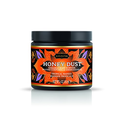 KamaSutra Kama Sutra Honey Dust: Tropical Mango, Körperpuder, Dose mit 170g + Feder-Applikator, Natural