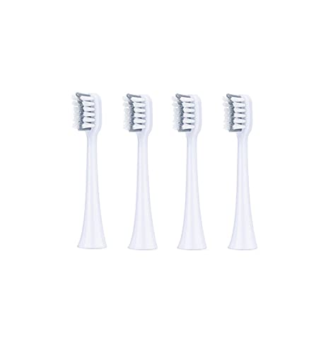 Shenghao Yige Store Zahnbürstenkopf, passend für S100 S200 S300 S600 S900 Ultraschall-Schallzahnbürsten, passend für elektrische Zahnbürstenköpfe (Farbe: 4 weiße hohe Dichte)