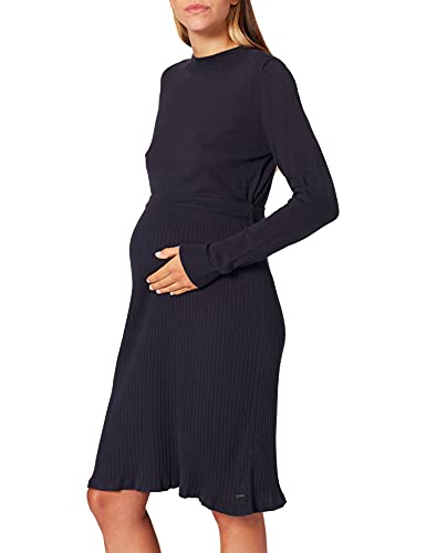 ESPRIT Maternity Damen Dress Knit Kleid, Night Sky Blue - 485, 42 EU