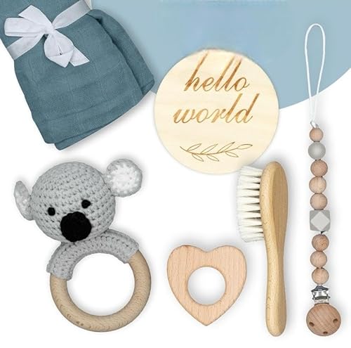 Baby-Geschenk-100% Baumwolle Handmade Neugeborenen-Geschenkset (Koala)