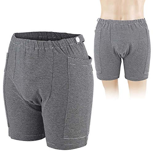 Inkontinenzhosen Für Männer Greeflu Urinbeutel Urin Bag Pants, L-männer Frauen Inkontinenz Unterwäsche Blase Patient Urine Bag Pants Double Pocket Design Für Männer