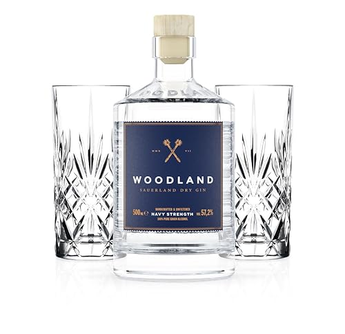 Woodland Navy Strength 0,5l Bundle inkl. 2 Gläser