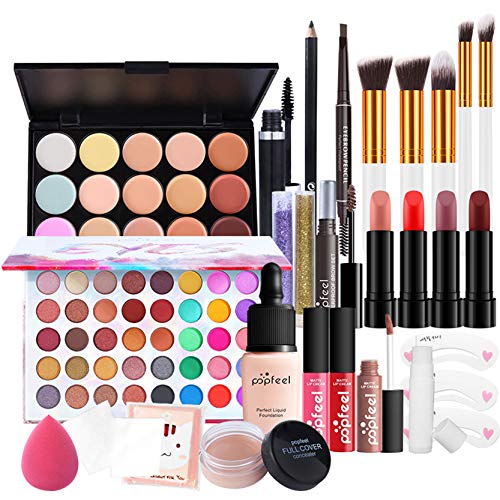 CHSEEO Schmink Geschenkset Make-Up Set Kosmetik Makeup Paletten Schminkkoffer Schminke für Gesicht, Augen und Lippen, Elegante Geburtstagsgeschenk #3