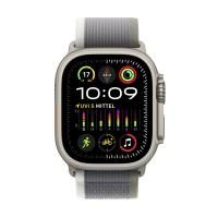 Apple Watch Ultra 2 (GPS + Cellular) 49mm Titaniumgehäuse, Trail Loop grün/gr...