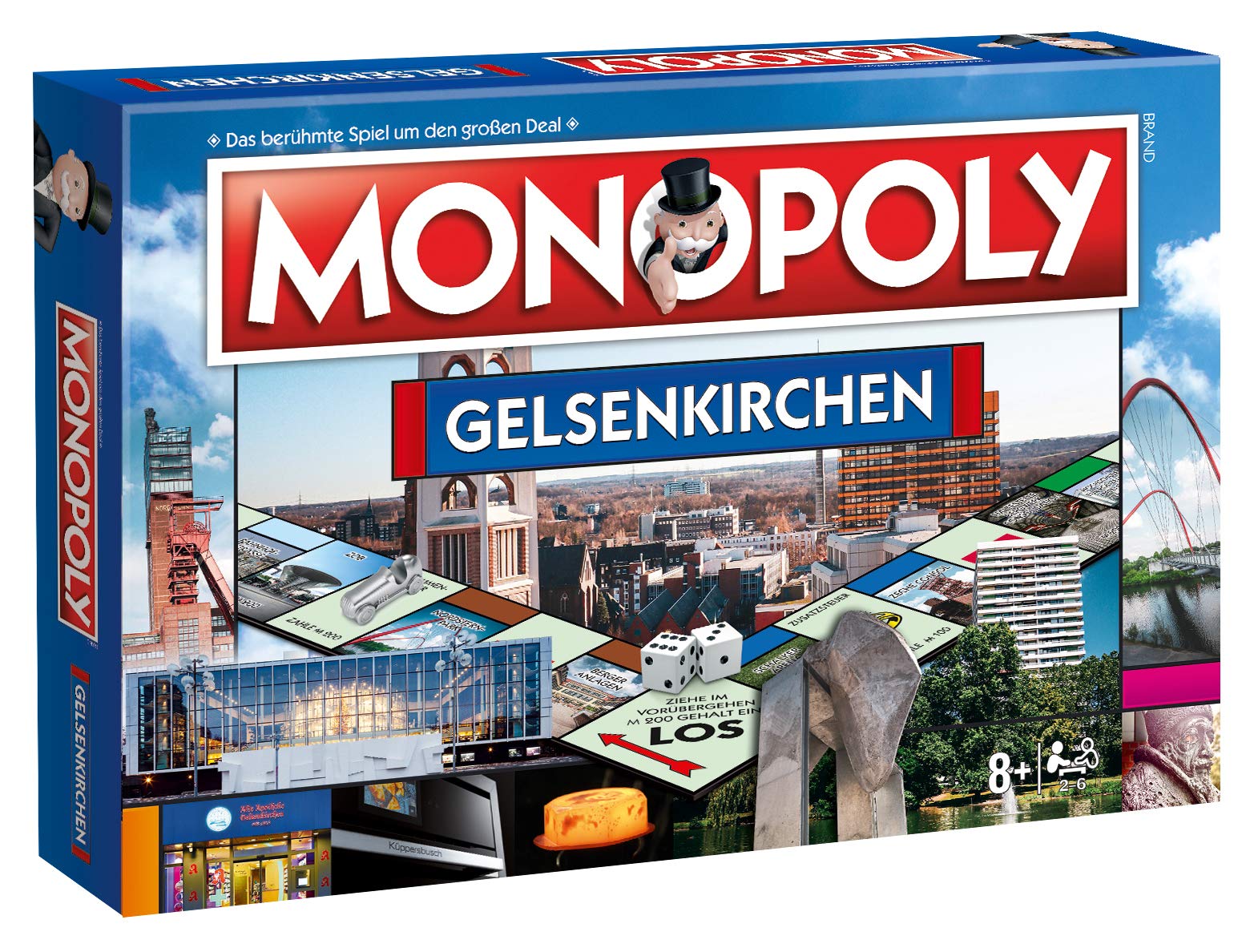 Monopoly Gelsenkirchen Familienspiel Alter 8+ Deutsch