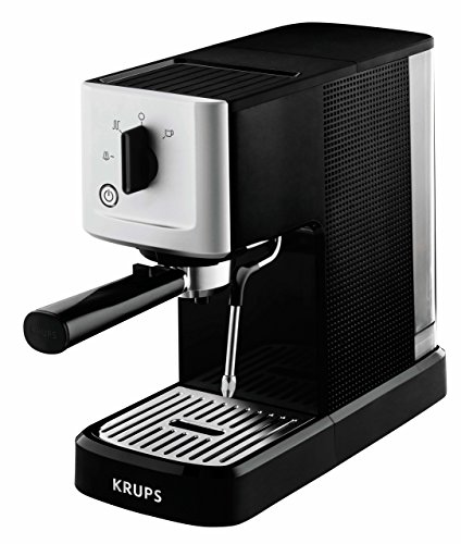 Krups XP3440 XP344010 Espresso-Automat, Edelstahl, 1.1 liters, schwarz/silber