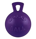 Jolly Pets Tug-n - Heavy Duty Kauen Ball w/Griff, 8 inches, violett