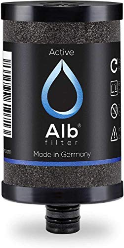 Alb Filter® Active Trinkwasserfilter Ersatzkartusche reduziert Schadstoffe, Schwermetalle, Mikro-Plastik. Made in Germany