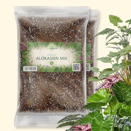 OraGarden Alokasien Alocasia Erde für Zimmerpflanzen - Premium Qualität (6L)